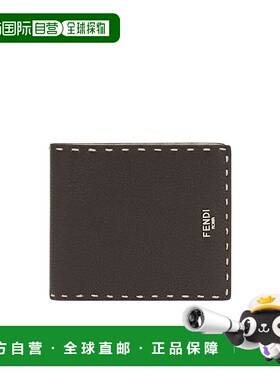 香港直邮FENDI 男士卡包 7M0193AP3CF1RI3 SS2025 黑色 Selleria
