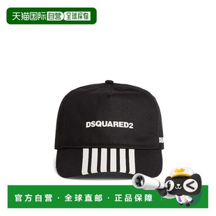 AW2025 香港直邮DSQUARED2 BCM093405C00001 帽子 黑色遮阳帽 男士
