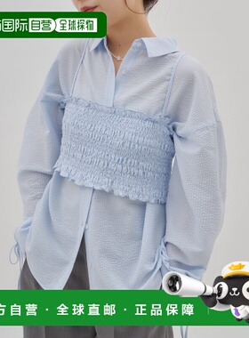 1h可退 日本直邮umm. 女士 条纹背心套装衬衫 DCU1061104A0009