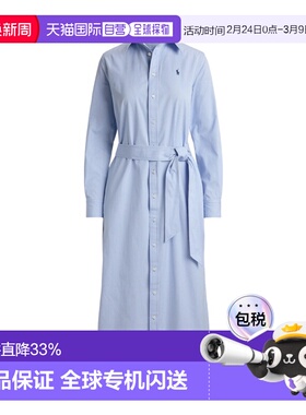 1h可退 香港直邮Polo Ralph Lauren 衬衫式连衣裙 211A96362