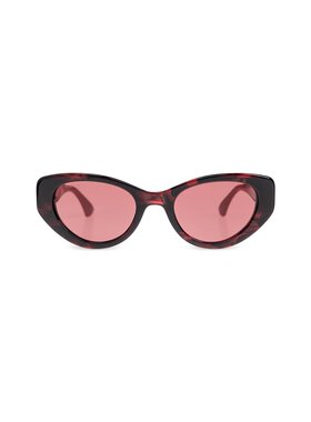 GUCCI 女士眼镜 819569J07402360 SS2025 红色 猫眼框太阳镜
