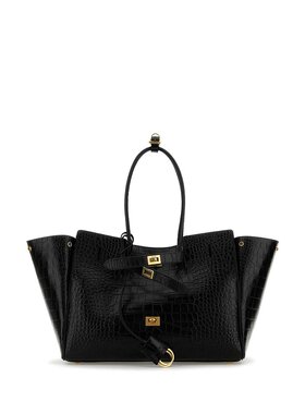 BALENCIAGA 女士手提包 8356702AB0X1000 AW2025 黑色