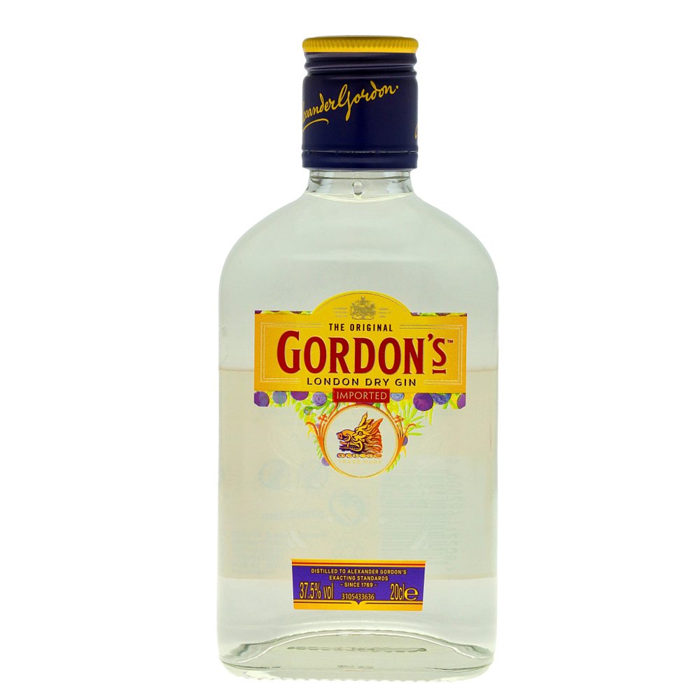 欧洲直邮Gordon'S哥顿金酒200ml37.5度口感顺滑独特醇香浓郁图片