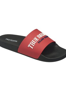 【美国奥莱】直发 True Religion 男士 Weezy 拖鞋 - 红色