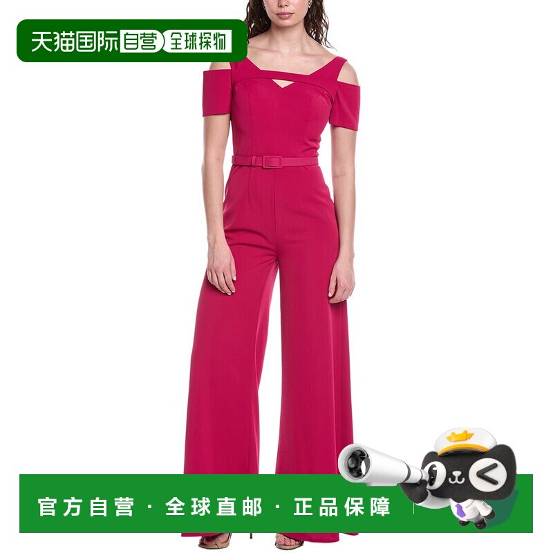 自营Rene Ruiz Crepe Jumpsuit - PINK 美国奥莱直发性感连体裤