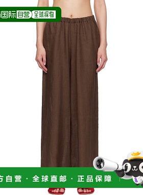 1h可退 香港直邮潮奢 Baserange 女士 棕色 Sepia 长裤 TRSELISU2