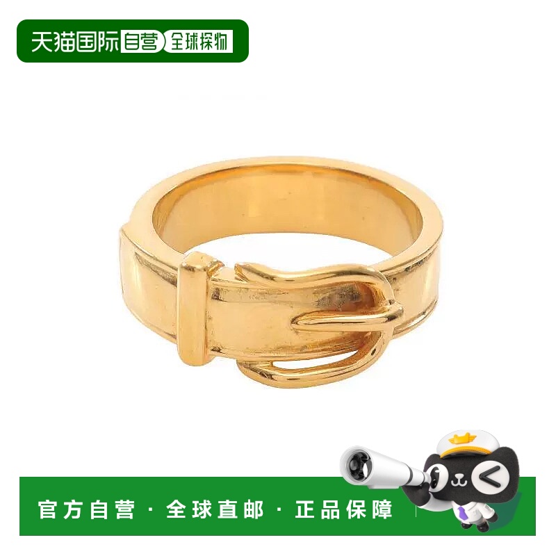 1h可退 日本直邮中古Hermes爱马仕女A级95新scarf ring丝巾扣镀金
