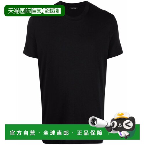 香港直邮TOM FORD 男士T恤 T4M081410002 CO 黑色 Black stretch
