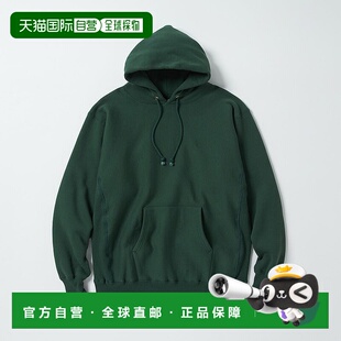 日本直邮Champion FW22 纯色连帽抽绳长袖卫衣 男款