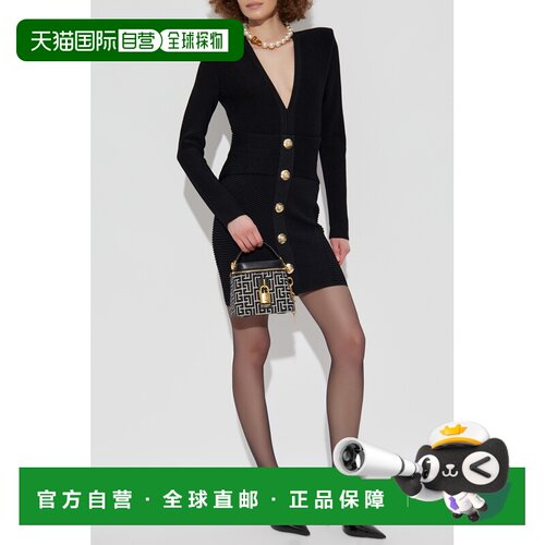 香港直邮BALMAIN 女士连衣裙 FF1R9327KI510PA AW20支付后1h可退