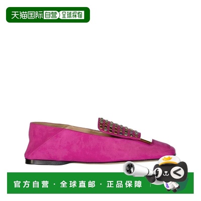 自营Sergio Rossi Calfskin Slip-On Women's Loafers - multicol