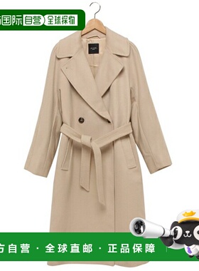 日本直邮Max Mara 女士周末大衣米色Max Mara RESINA 048 2525016