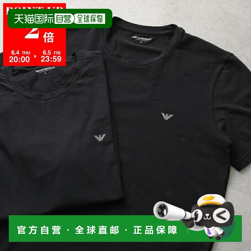 日本直邮Emporio Armani T恤 EM000391 AF18881 男士短袖休闲服