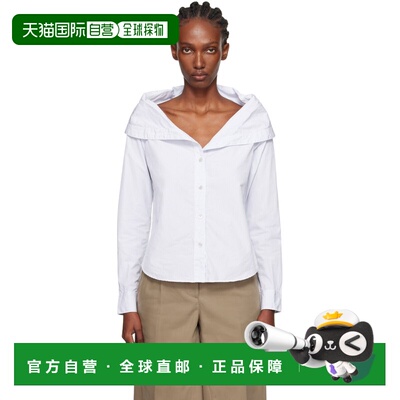 1h可退 香港直邮Our Legacy 女士 蓝色 Kaonashi 衬衫 W4252KD