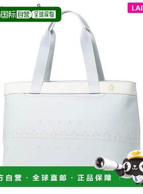 日本直邮Munsingwear 女士企鹅刺绣手提包 MG5FTT02L GY00 灰色