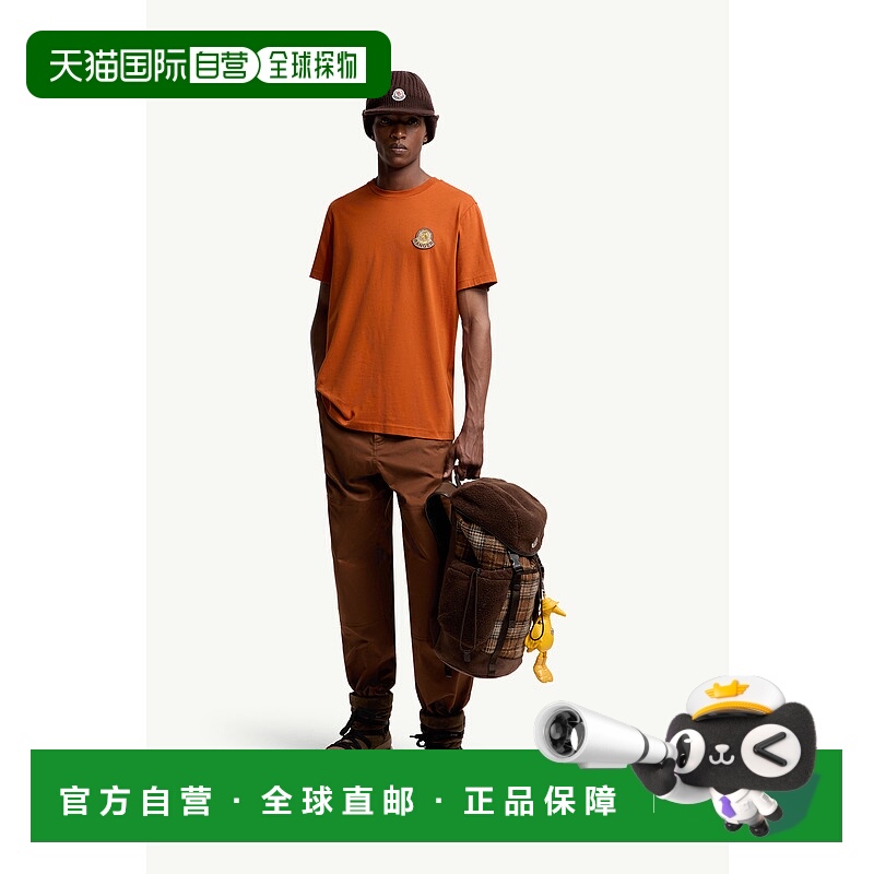 欧洲直邮MONCLER (2025) Mon Duck Logo 棉质 T 恤短袖