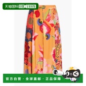 印花乔其纱中长半身裙 1h可退 R2001 RIO 女士 香港直邮潮奢 FARM