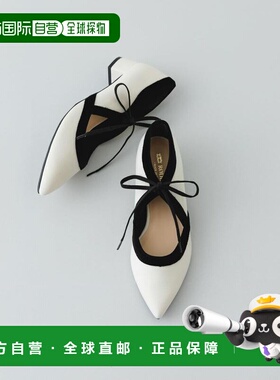 日本直邮RODE SKO 女士 3.5cm粗跟尖头蝴蝶结泵鞋 XX261302212603