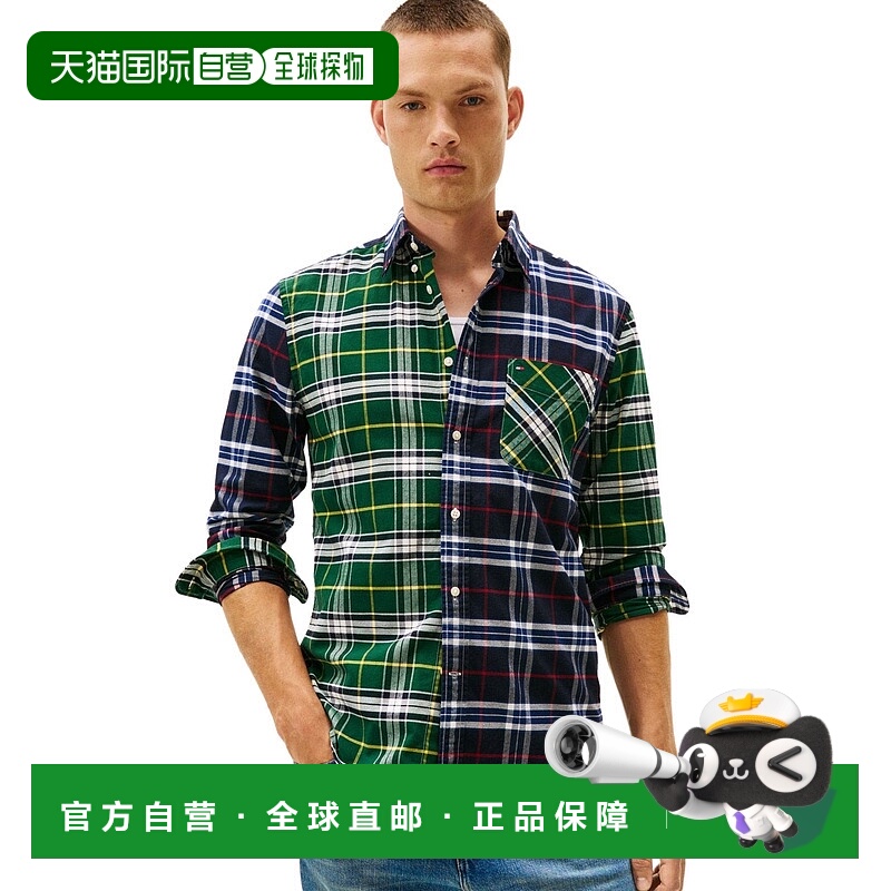 日本直邮TOMMY HILFIGER Brush Oxford Blocking外套女装