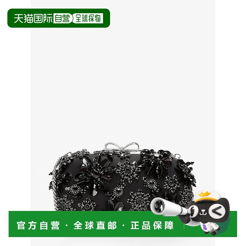 1h可退 香港直邮潮奢 Self-Portrait 女士 水晶手包 RS26304BBLAC