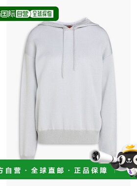 1h可退 香港直邮MISSONI 米索尼 女士 金属感钩花连帽衫 DS25SW01