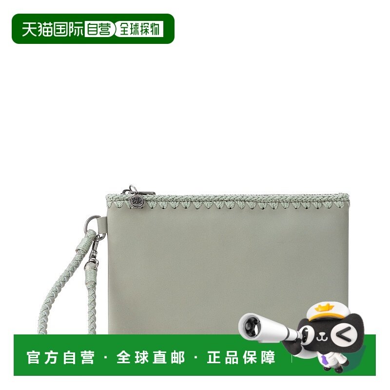 自营the sakVita Wristlet - leather - dusty meadow 美国奥莱直