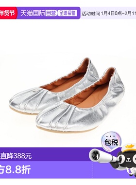 1h可退 日本直邮HIMIKO女士小牛皮褶皱平底浅口单鞋 661121