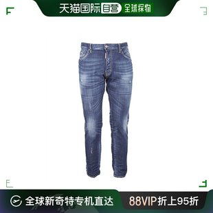S71LB0606 香港直邮DSQUARED2 蓝色棉质牛仔裤 S30342 男士 470