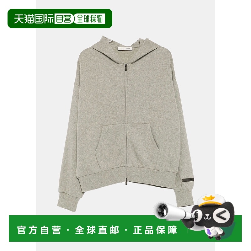 Concrete Heather Classic Fit Fleece Zip Up Hoodie卫衣帽衫