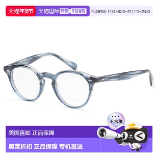 自营 Oliver Peoples男式48毫米黑乌龟眼镜-黑乌龟 美国奥莱直发