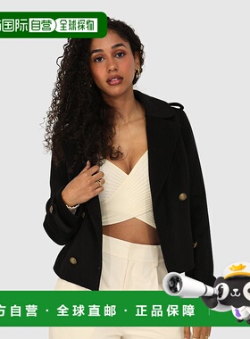 自营belle & bloomBetter Off Military Peacoat - black 美国奥