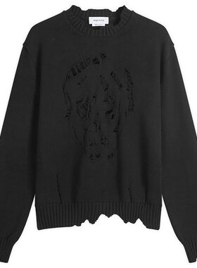 alexandermcqueen亚历山大麦昆男士仿旧骷髅套衫