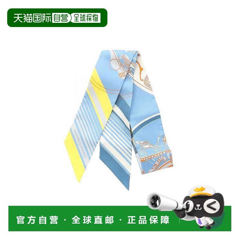 1h可退 日本直邮中古Hermes爱马仕女S级99新Twilly小丝巾丝绸围巾