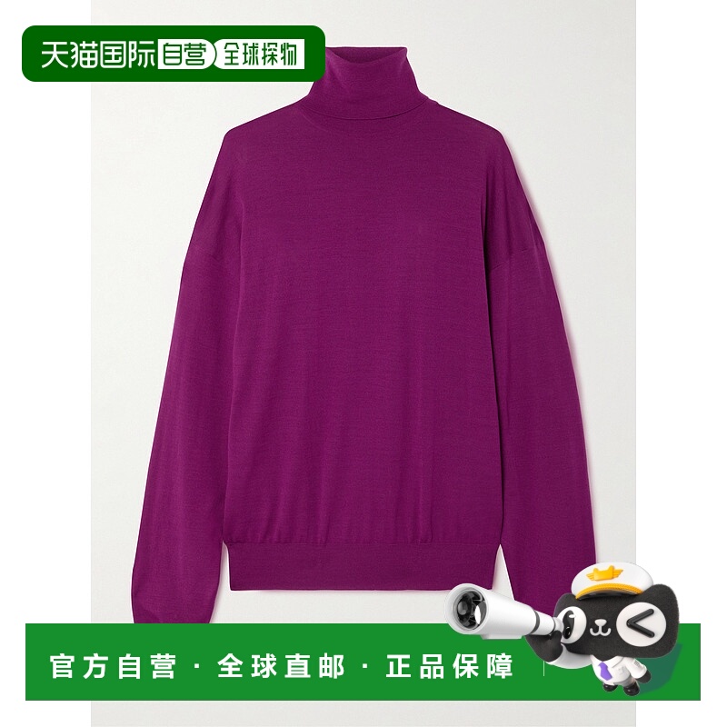 1h可退 香港直邮Saint Laurent 圣罗兰 女士 羊毛高领毛衣 850331