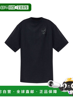 1h可退 香港直邮Balenciaga 巴黎世家 女士 Nail Polish T 恤 764