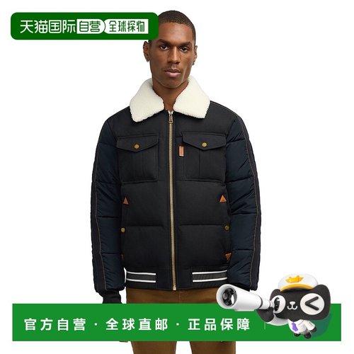 自营 scotch & sodaScotch&Soda男式Kive绗缝飞行员羽绒夹克，混-