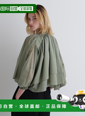 1h可退 日本直邮LE PHIL女士轻盈尼龙衬衫 袖口可调节 轻薄透气