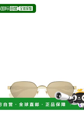 1h可退 香港直邮Gucci 古驰 女士 几何太阳镜 GG1593S white白色