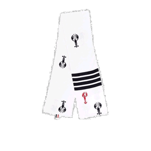 香港直邮THOM BROWNE 女士围巾 FKS056EY1002100时尚高级感正品