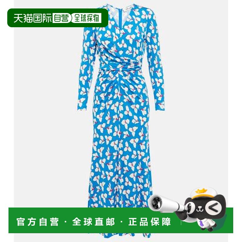 香港直邮DIANEVONFURSTENBERG黛安 冯芙丝汀宝女士中长连衣裙