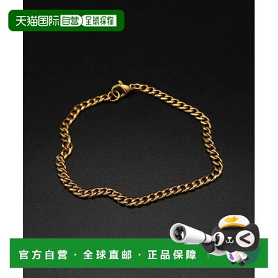 1h可退 日本直邮SBG 喜平链设计不锈钢手链 男女通用款 时尚简约