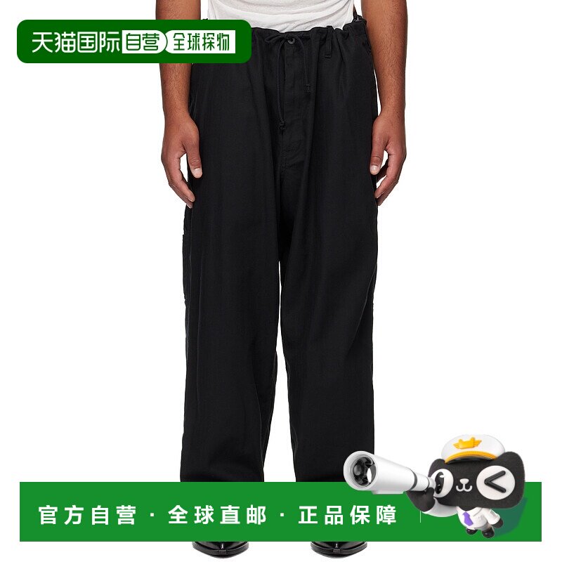 1h可退 香港直邮潮奢 Yohji Yamamoto 山本耀司 男士 黑色 Painte