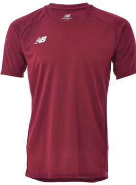 日本直邮New Balance 青少年运动衬衫 JJTF0487-CR 深红色