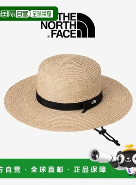 日本直邮THE NORTH FACE 女士拉菲草编织帽 NNW02441 自然色（NA[
