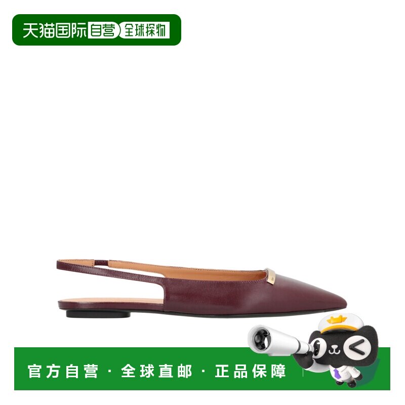 香港直邮TOD'S 女士芭蕾乐福鞋 XXW10K0JL80BSSR822 AW2025 酒红 - 实物图