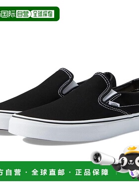 1h可退 香港直邮Vans 范斯 男士 Wide 经典款便鞋 black黑色 舒适