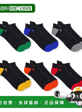 【美国直邮】Polo Ralph Lauren|男士 6 双装 Performance Tipped