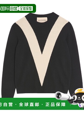 香港直邮VALENTINO 男士针织衫 VKC37FBB49RA AW2025 绿色 圆领长