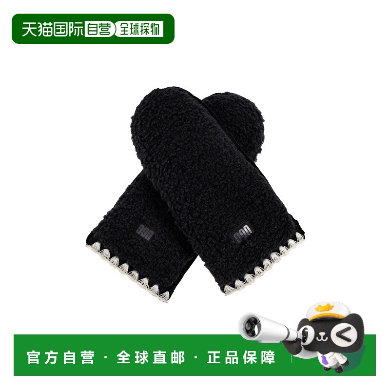 1h可退 香港直邮UGG 女士手套 1010310BLK AW2025 黑色 Gloves wi