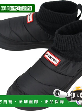 日本直邮Hunter In/Out Puffer 针织袖口靴黑色（WFS2265REN）